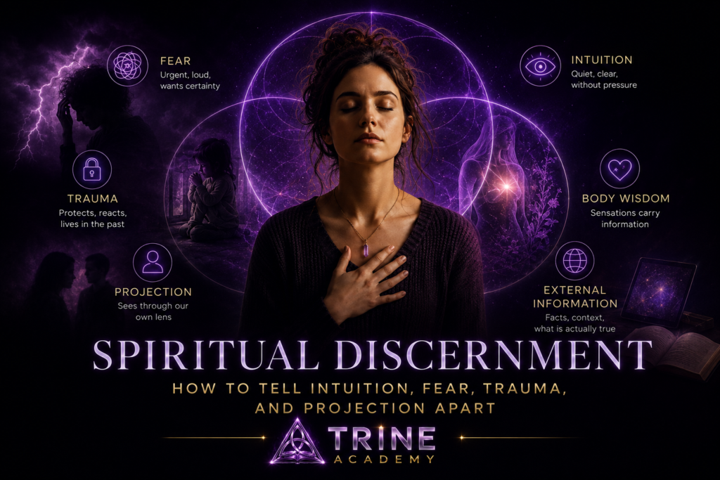 how to tell intuition from fear, anxiety and trauma response