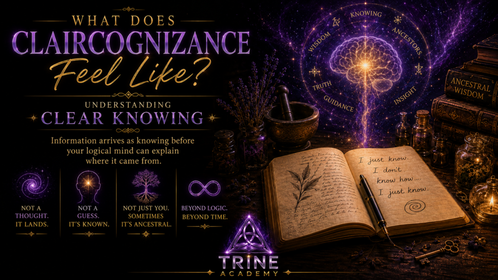 what does claircognizance feel like